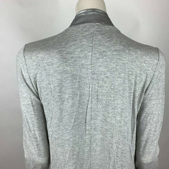 Lysse Canyon Drape Cardigan Open Front Wrap Silver - Picture 8 of 11